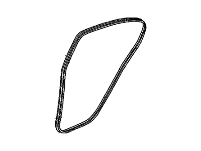 Honda 72815-SNA-A01ZD Seal, R. RR. Door Opening *NH167L* (GRAPHITE BLACK)