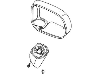 Honda 76205-SNA-A01ZA Housing Set, Passenger Side (Royal Blue Pearl)