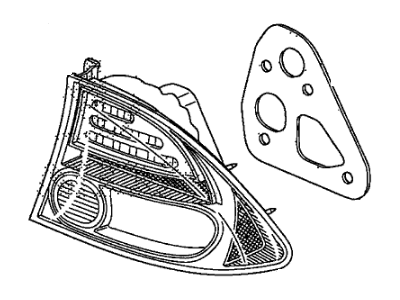 Honda 33501-SNA-A51 Lamp Unit, R. Tail