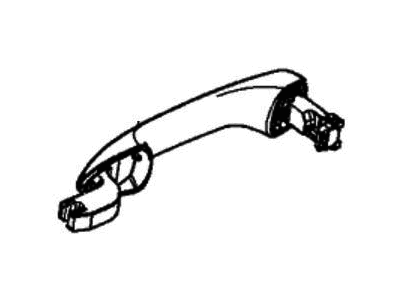 Honda 72681-TRT-A71 Handle Complete Left, Rear