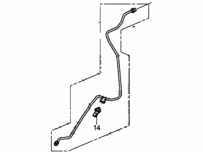 Honda 80342-TRT-003 Pipe Complete B