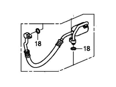Honda 80316-TRT-003 Hose Complete, Discharge