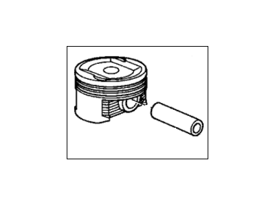 Honda 13010-PZA-A00 Piston Set (Std)