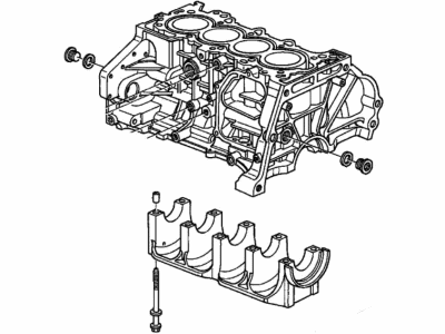 Honda 11000-PZA-810 Block Assy., Cylinder (DOT)