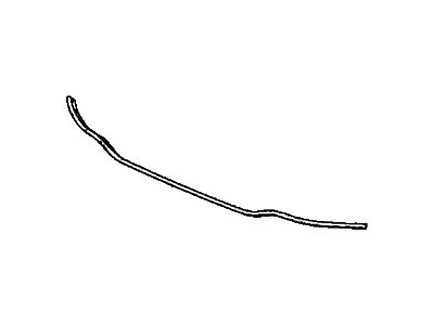 Honda 74143-TK6-A00 Rubber, RR. Hood Seal