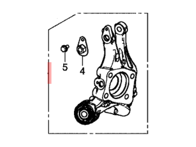 Honda 52215-TX9-A00 Knuckle, Left Rear