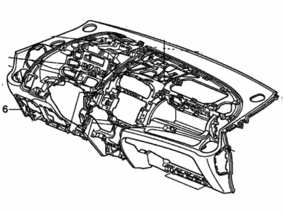 Honda 77103-TX9-A00ZA Panel, Instrument *NH643L* (LIGHT GRAY)