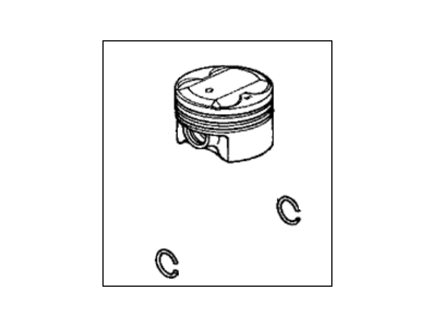 Honda 13010-PCX-A02 Piston Set A (Std)