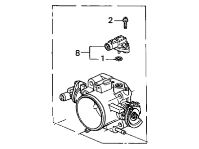 Honda 16400-PCX-A01 Body Assembly, Throttle (Gfe8A)