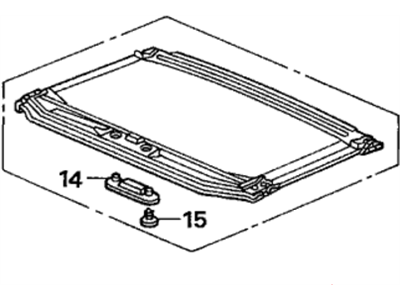 Honda 17711-TA0-L01 Retainer (Natural) (Tokai)