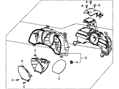 Honda 78100-SZT-A01 Meter Assembly, Combination