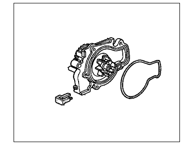 Honda 19200-P0A-003 Water Pump