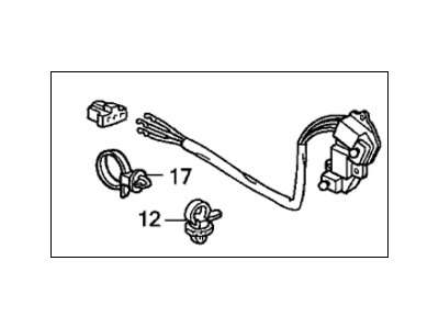 Honda 76215-S84-A31 Actuator Sub-Assembly, Driver Side