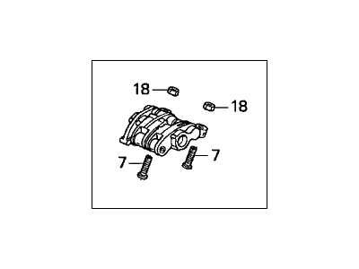 Honda 14620-P0A-000 Arm Assembly, Intake Rocker