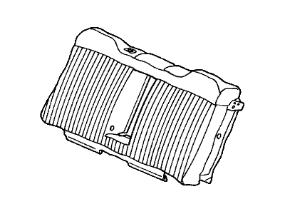 Honda 82121-S4K-A22ZA Cover, Rear Seat-Back Trim (Light Quartz Gray) (Ts Tech)
