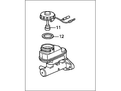 Honda 46100-SX0-A02 Master Cylinder