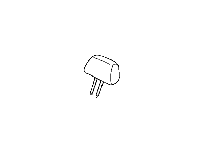Honda 81140-S87-A61ZA Headrest Assy., FR. *B95L* (LEA)(TS Tech) (LAPIS)