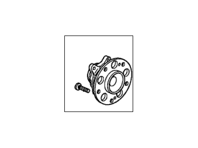 Acura 42200-TX6-A01 Bearing Assembly, Rear Hub Unit (Ntn)