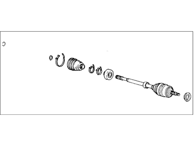 Honda 44011-SH9-J00 Driveshaft Set, Driver Side