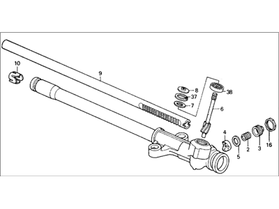 Honda 53040-SH3-A02 Box, Steering Gear (Driver Side)