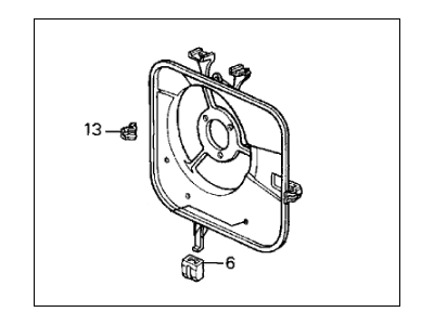 Honda 38615-PM3-902 Shroud