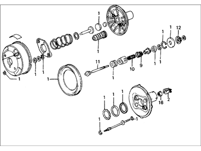 Honda 46400-SH3-932 Power Assembly, Master (8")