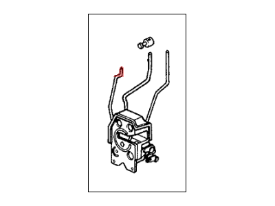Honda 72150-SH5-G03 Lock Assembly, Left Front Door Lock)