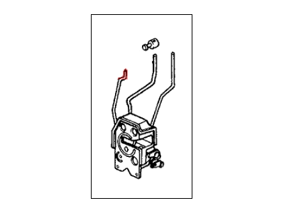 Honda 72150-SH5-A01 Lock Assembly, Left Front Door (Mitsui Kinzoku)