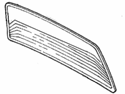Honda 73211-SH5-A00 Glass, RR. Windshield