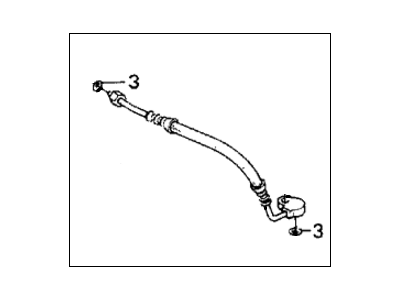 Honda 80311-SH3-A61 Hose, Suction (Matsushita Compressor)