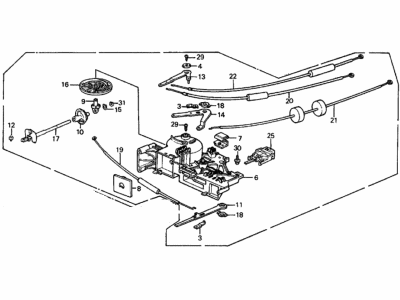 Honda 79510-SH5-A01 Control Assy., Heater