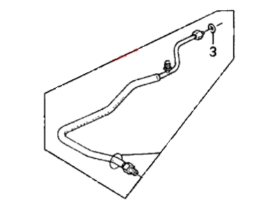 Honda 80321-SH3-A61 Pipe, Suction