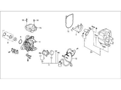 Honda 30100-PM6-A04 Distributor Assembly (Td-18U) (Tec)