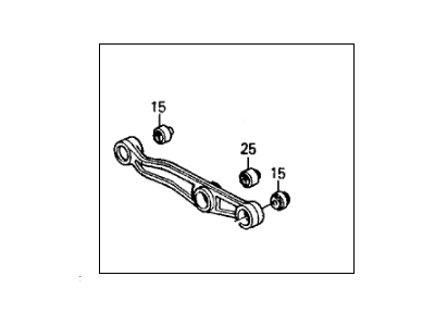 Honda 52360-SH3-A12 Arm, Left Rear (Lower)