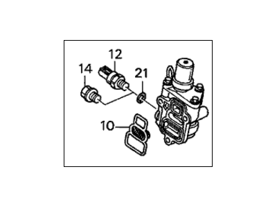 Honda 15810-PLR-A01 Valve Assembly, Spool