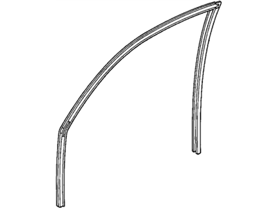 Honda 72275-S5P-A01 Channel, Left Front Door Run