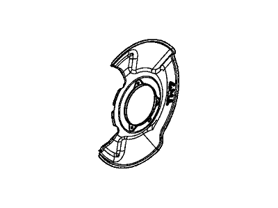 Acura 45255-TR7-A00 Splash Guard, Front (16")