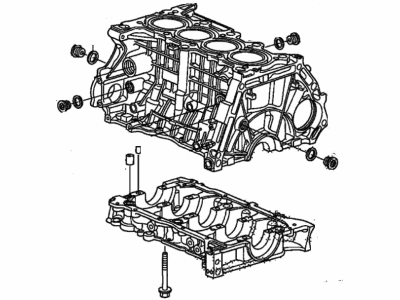 Honda 11000-R1A-810 Block Assy., Cylinder (DOT)