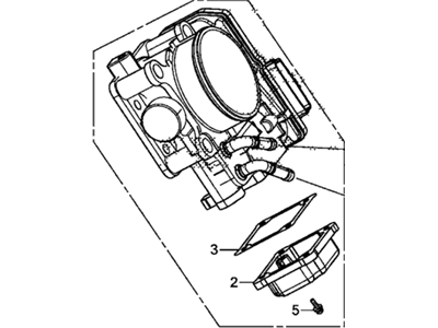 Honda 16400-RX0-A01 Throttle Body, Electronic Control (Gmd7F)