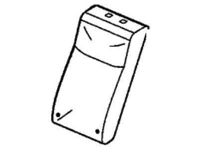 Honda 82121-TR6-A61ZA Cover, Right Rear Seat-Back Trim (Pale Moss Gray) (Leather)