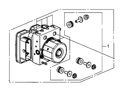Honda 57111-T0H-A13 Set, Modulator Assembly
