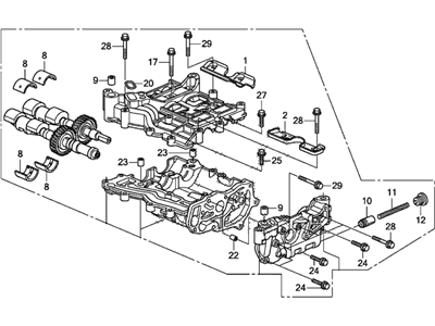 Honda 15100-RLF-013 Pump Assembly, Oil