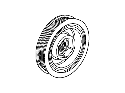 Acura 13810-R40-A02 Pulley, Crankshaft