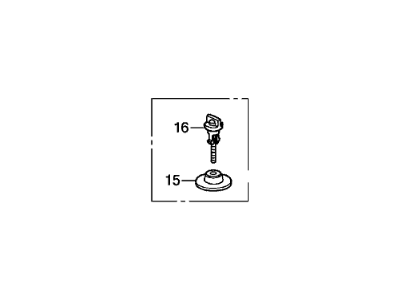 Honda 74650-T1W-A01 Anchor, Spare Tire