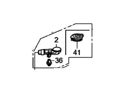 Honda 76812-T1W-A01 Mouth Assy, Washer