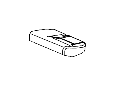 Honda 82537-T0A-A41 Pad Comp L, RR Cus