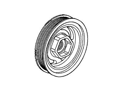 Acura 13810-5A2-A01 Pulley, Crankshaft