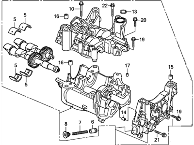Honda 15100-5A2-A03 Pump Assembly, Oil