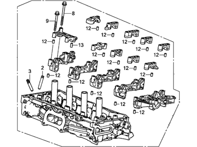 Acura 12100-RDF-A00 Head Assembly, Cylinder