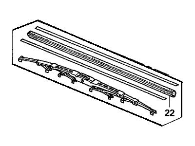 Acura 76630-S6M-305 Windshield Wiper Blade (500MM)
